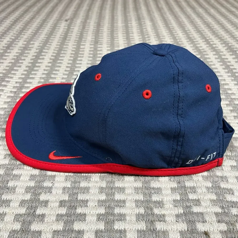 Nike Legacy91 Dri Fit‎  Gonzaga Bulldogs Strap Back Blue Hat One Size Preowned